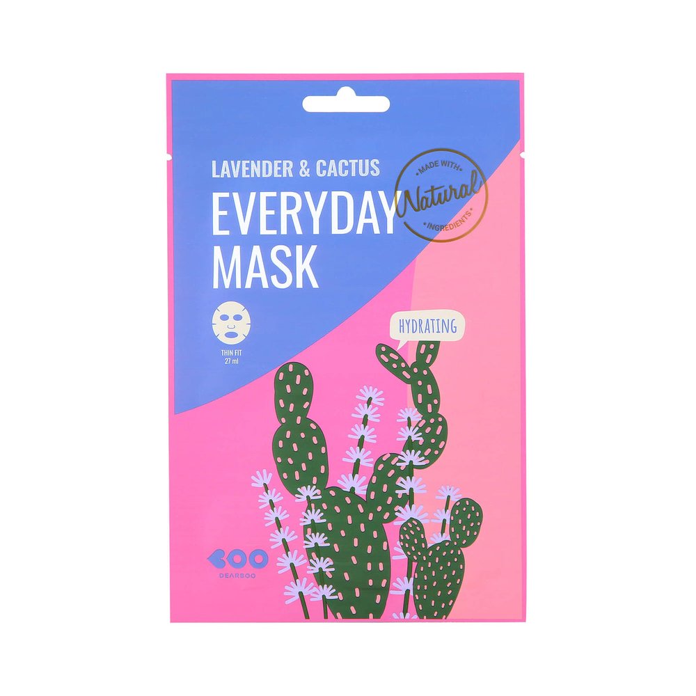 Dearboo DEARBOO Lavender&Cactus Tuchmaske, 27ml — Inhaltsstoffe i ocena