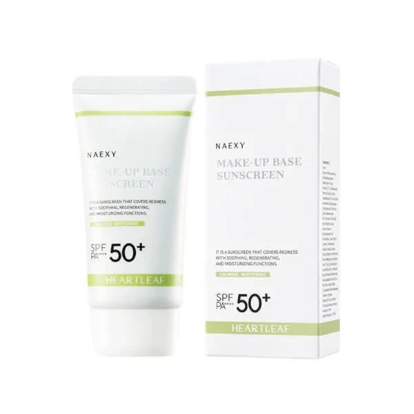 Naexy NAEXY Heartleaf Make-up-Base mit Lichtschutzfaktor SPF50+, 70ml — Inhaltsstoffe i ocena