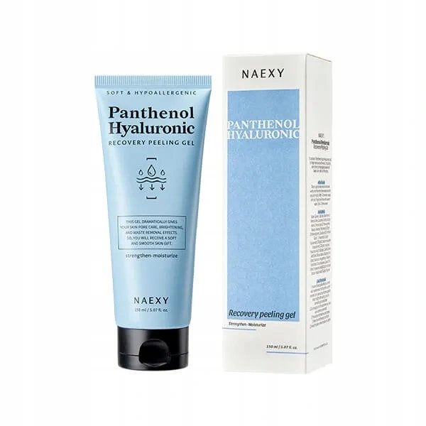 Naexy NAEXY Panthenol Hyaluronic Żel peelingujący do twarzy, 150ml — Inhaltsstoffe i ocena