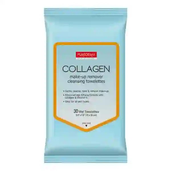 PUREDERM PUREDERM Chusteczki zum Abschminken Kolagen, 30szt. — Inhaltsstoffe i ocena