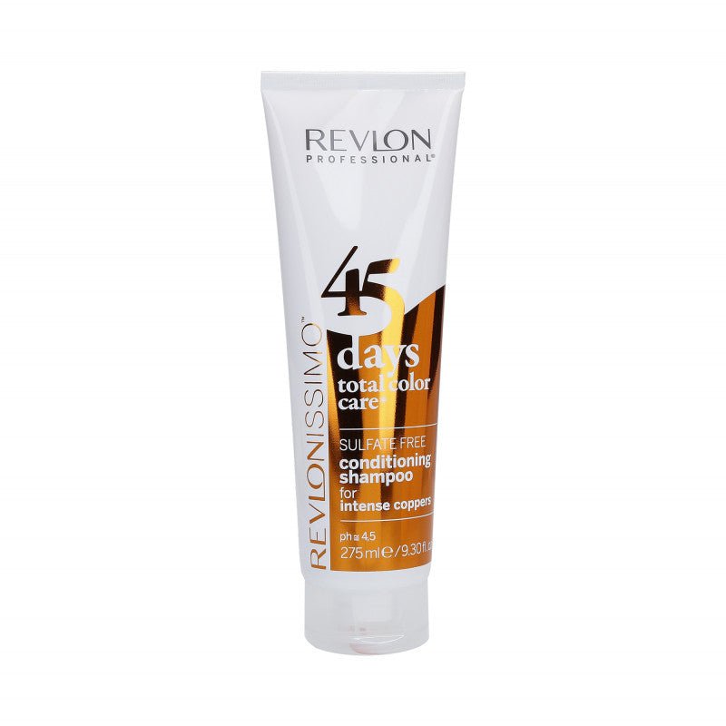 REVLON Revlon 45 Days Intense Coopers, Szampon i odżywka 2w1, Odświeżenie koloru, 275ml
