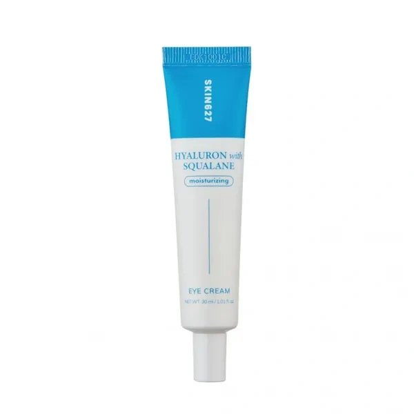 SKIN627 SKIN627 Głęboko nawilżający krem pod oczy z kwasem hialuronowym i skwalanem, 30 ml — Inhaltsstoffe i ocena