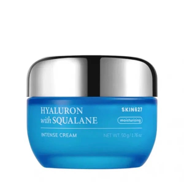 SKIN627 SKIN627 Nawilżający krem do twarzy z kwasem hialuronowym i skwalanem, 50 g — Inhaltsstoffe i ocena
