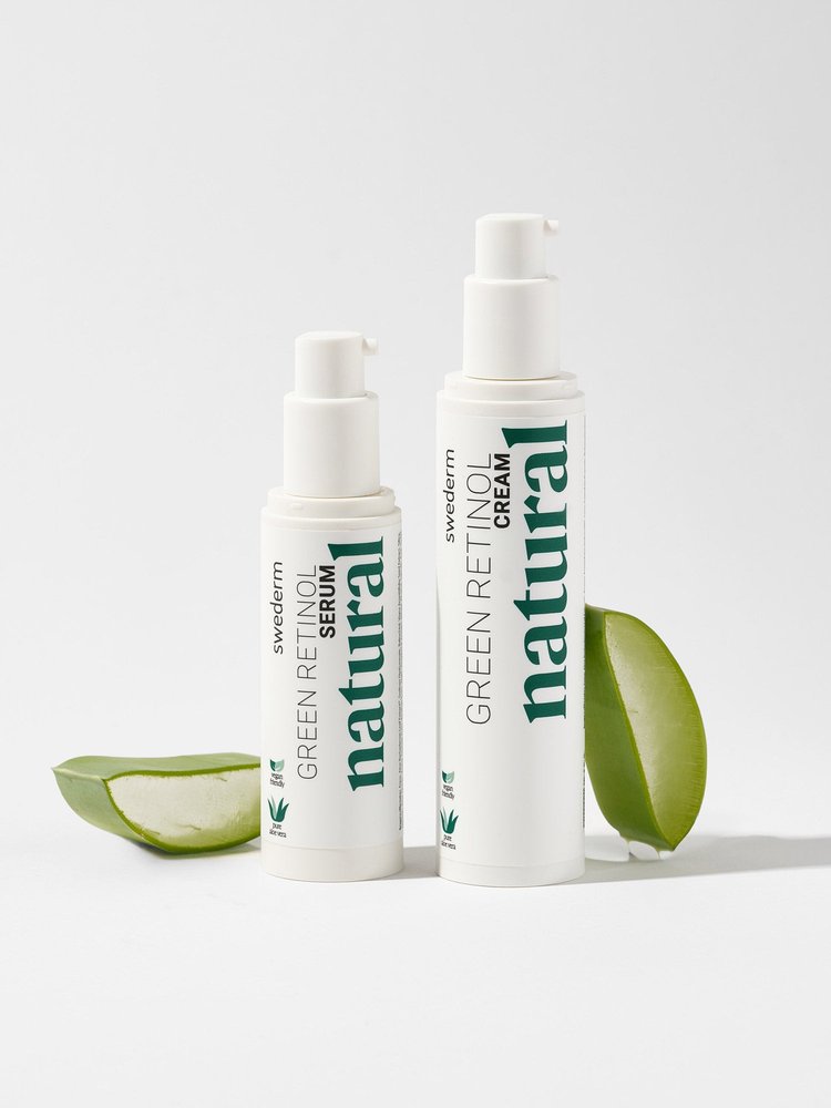 Nieznana Zestaw przeciwzmarszczkowy bezpieczny retinol - serum i krem z bakuchiolem - Green Retinol Serum + Cream — Inhaltsstoffe i ocena