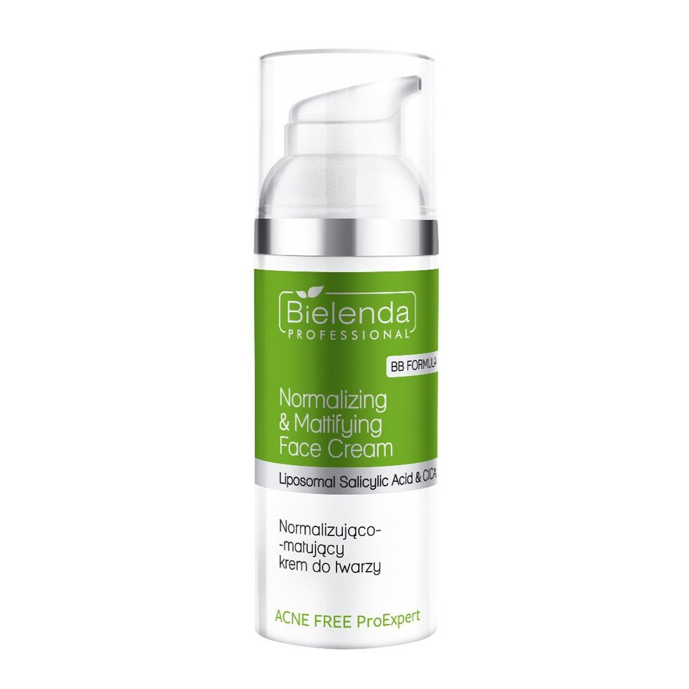 Bielenda Bielenda Acne Free ProExpert, normalizująco-matujący krem do twarzy, 50 ml — Inhaltsstoffe und Bewertung