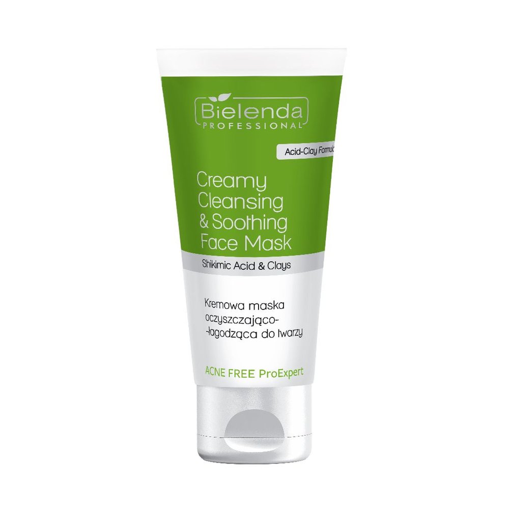 Nieznana Bielenda Acne Free ProExpert, kremowa maska oczyszczająco-łagodząca do twarzy, 150 ml — Inhaltsstoffe i ocena