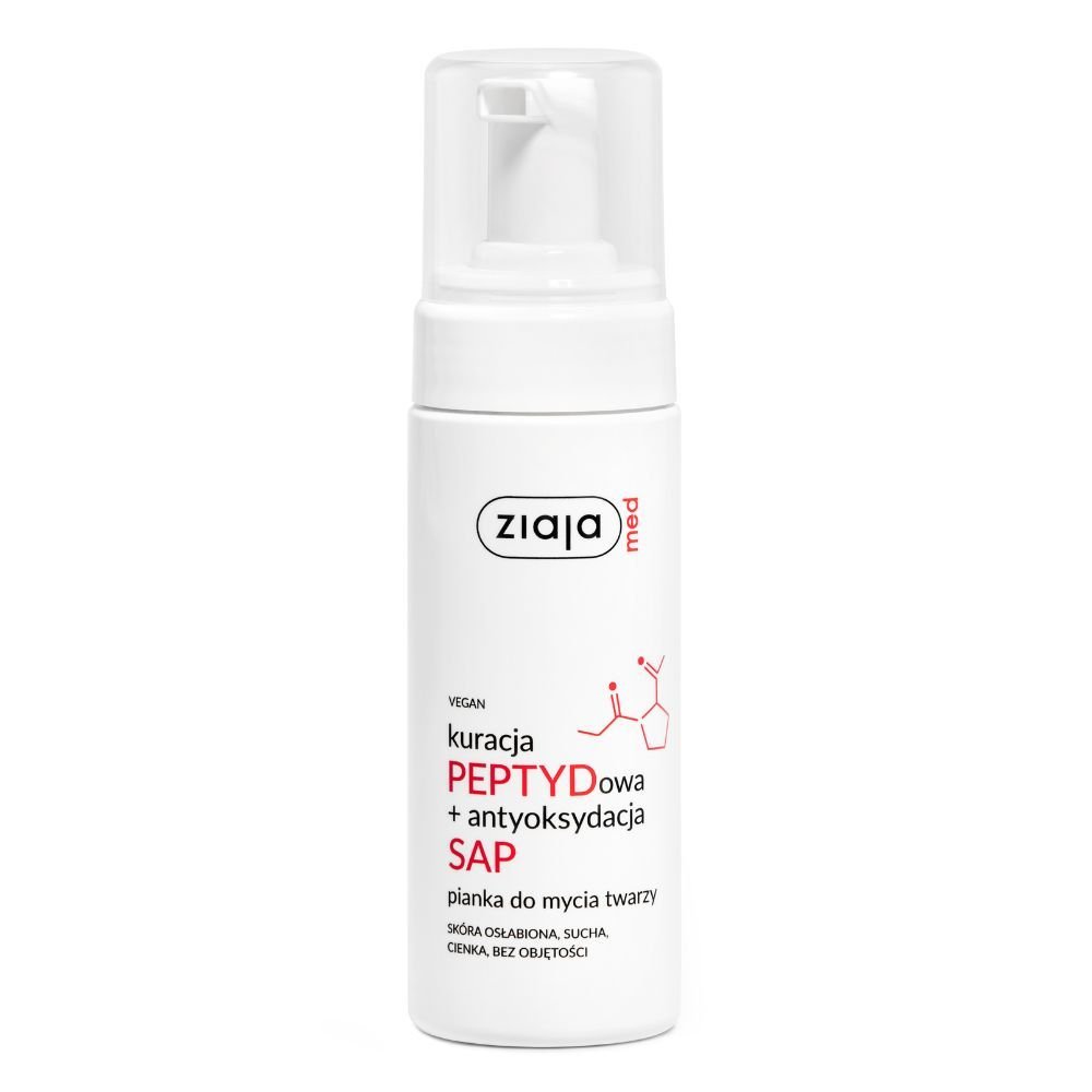 Nieznana Ziaja Med Peptyd.+antyoksyd.SAP, pianka, do myc.twarzy,150ml — Inhaltsstoffe i ocena
