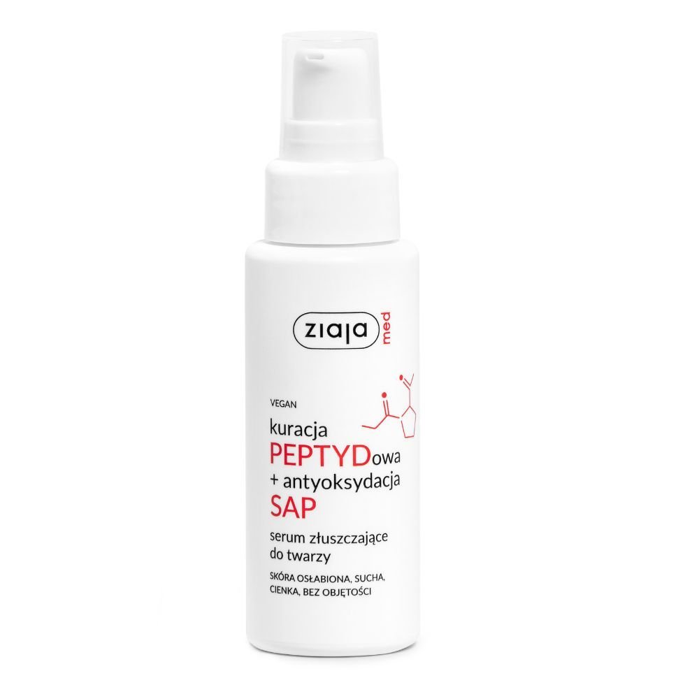 Nieznana Ziaja Med Peptyd.+antyoksyd.SAP, serum,złusz,d/twarzy, 50 ml — Inhaltsstoffe i ocena