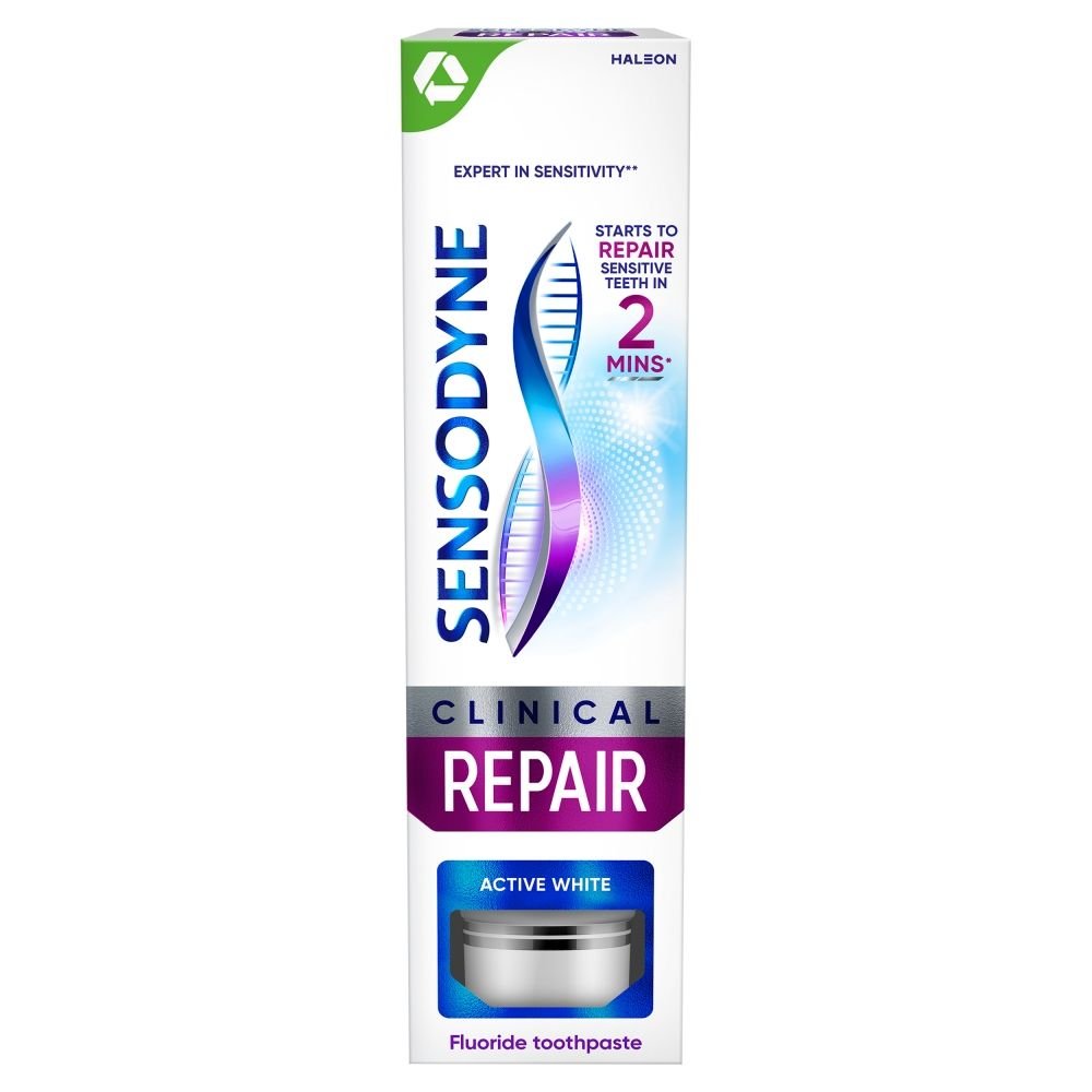 Nieznana Sensodyne Clinical Repair Active White, Zahnpasta,75ml