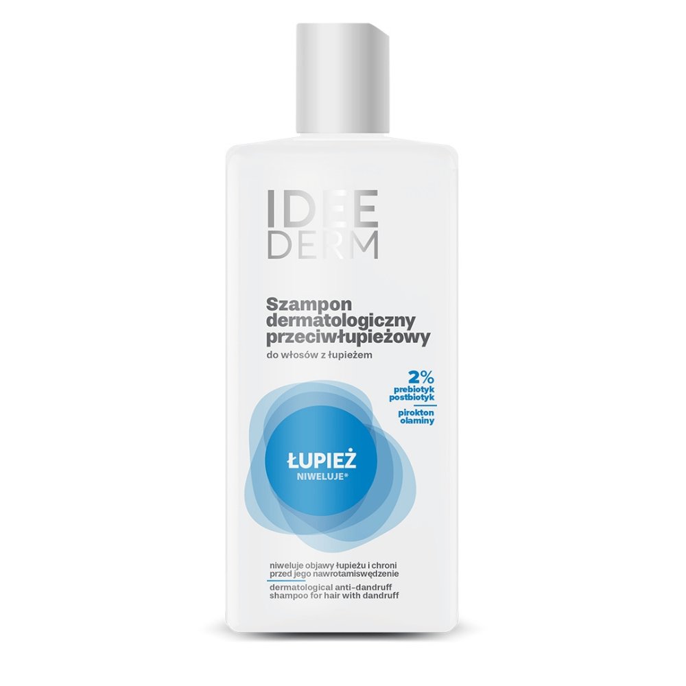 Nieznana Idee Derm, szampon, dermatologiczny, przeciwłupieżowyowy, 300 ml — Inhaltsstoffe und Bewertung