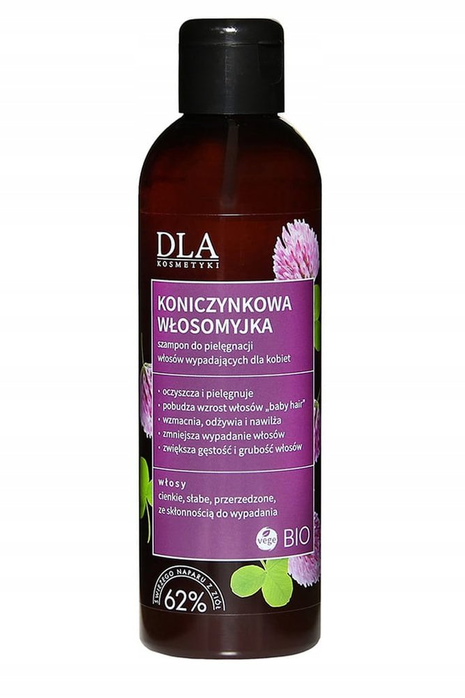 Nieznana DLA Koniczynkowa Włosomyjka Szampon przeciw wypadaniu, 200 ml — Inhaltsstoffe i ocena
