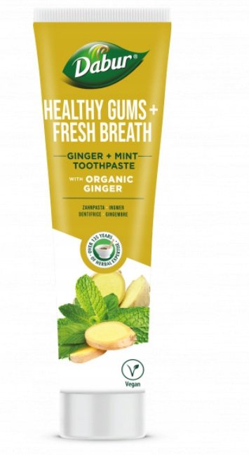 Dabur pasta do zębów  z Organicznym Imbirem i Mięta - świeży oddech — Inhaltsstoffe i ocena