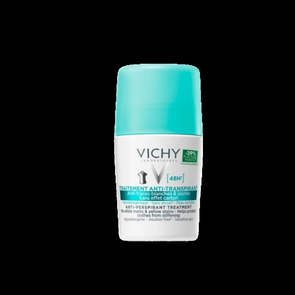 Nieznana Vichy, antyperspirant w kulce, przeciw śladom na ubraniach, 48h, 50 ml — Inhaltsstoffe und Bewertung