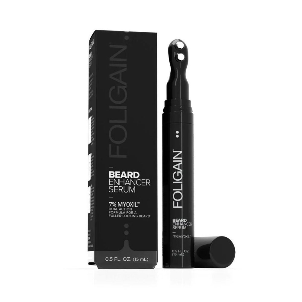 Nieznana Foligain Serum na Porost Wzrost Brody i Wąsów z 7% Myoxil USA 15ml