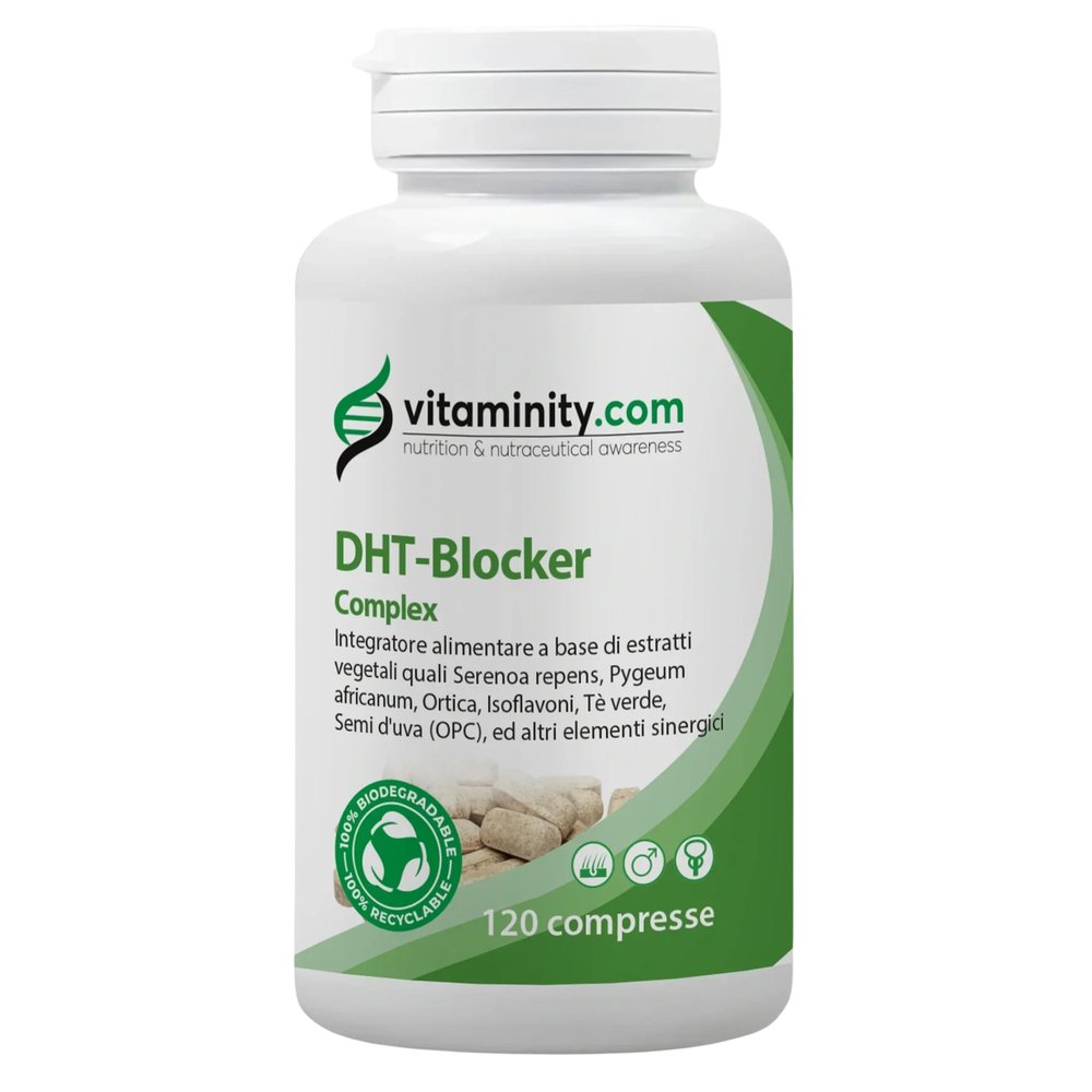 Nieznana Vitaminity Anty DHT Bloker DHT-Blocker Suplement 120tabl. — Inhaltsstoffe und Bewertung