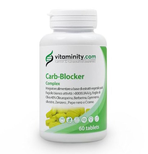 Nieznana Vitaminity Carb Blocker Zmniejsza Uczucie Głodu i Wchłanianie Weglowodanów Suplement 60tabl — Inhaltsstoffe und Bewertung