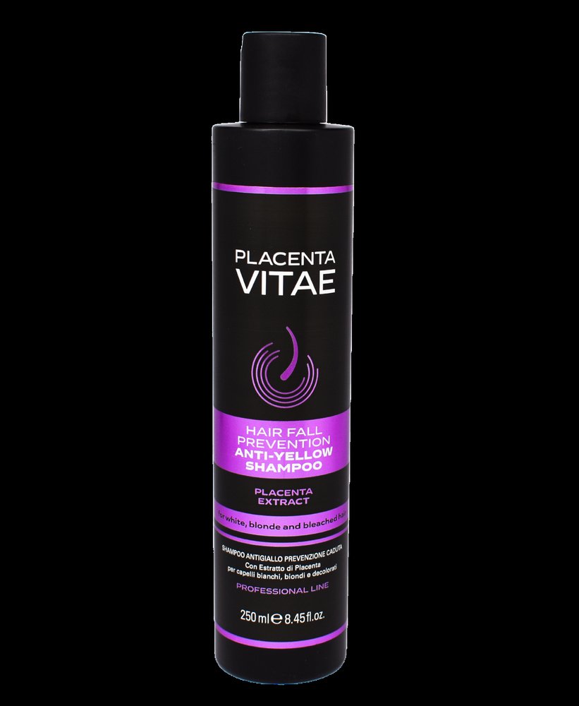 Nieznana Shampoo violett für Haar Blond, Siwe Haar, gegen Haarausfall, Placenta 250ml - Made in Italy — Inhaltsstoffe und Bewertung