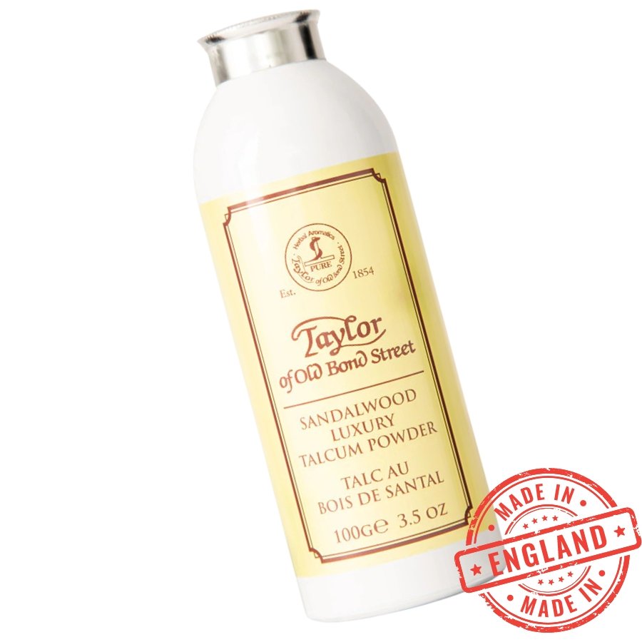 Taylor Of Old Bond Street Talk Baum Sandelholz Taylor of Old Bond Street 100gr Talk für den Körper — Inhaltsstoffe und Bewertung