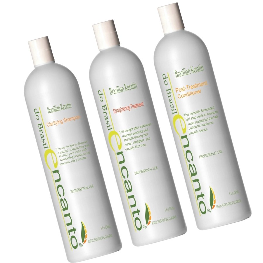 Nieznana Encanto Set für Keratynowego Glätten Haar 3x236ml — Inhaltsstoffe und Bewertung