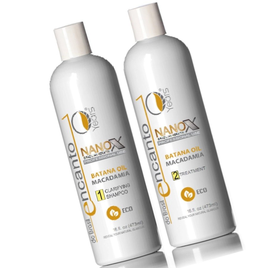 Encanto Do Brasil Zestaw Nanox Encanto do Brasil Keratynowe Prostowanie Włosów 2x236ml — Inhaltsstoffe und Bewertung