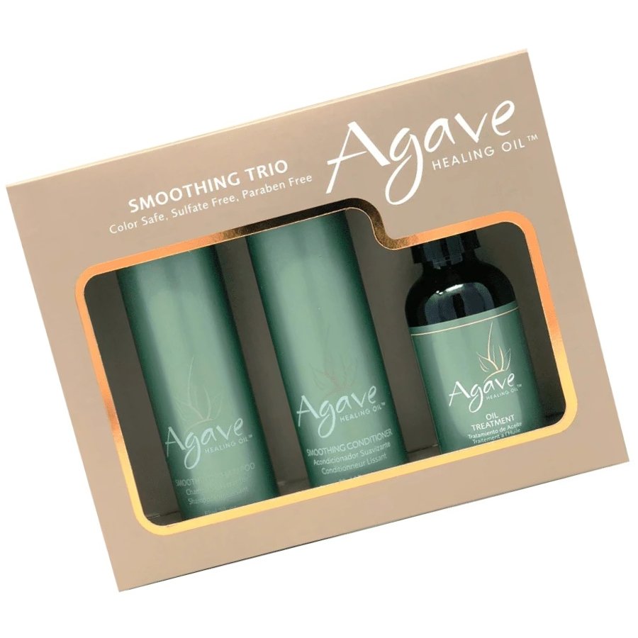 Agave Agave Set Trio Shampoo Smoothing 89ml + Spülung Smoothing 89ml + Öl Agave 59ml — Inhaltsstoffe und Bewertung