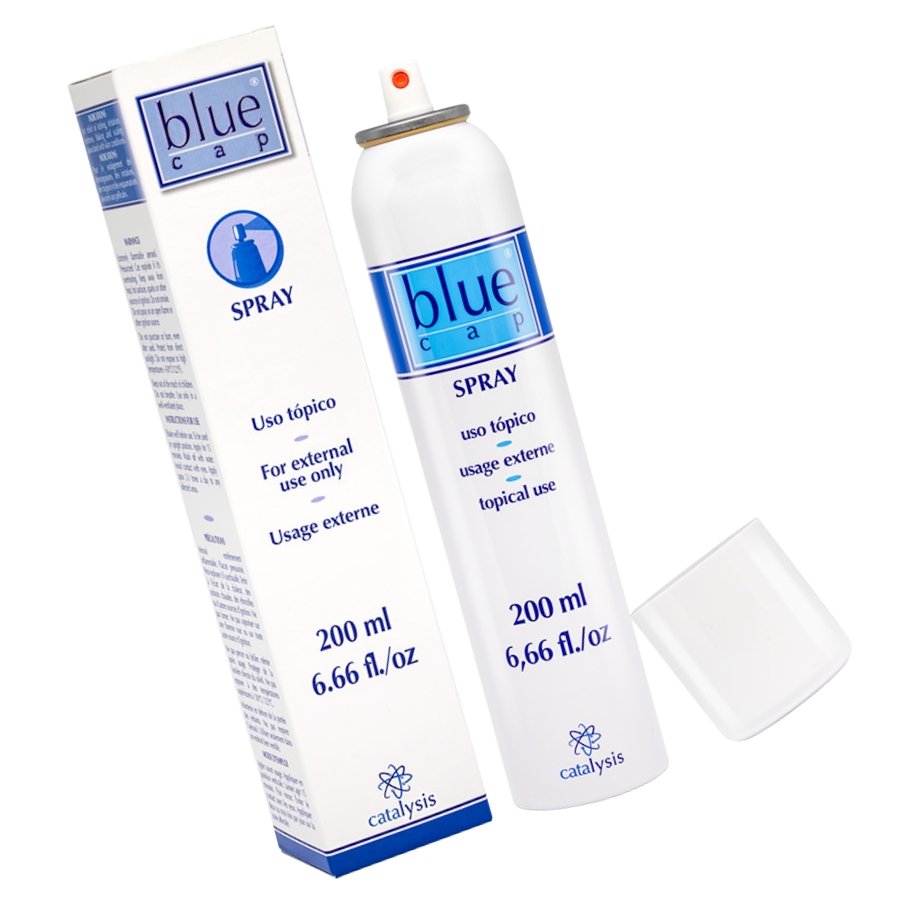Nieznana Blue Cap Łuszczyca, Egzema, Zapalenie Skóry, Grzybica Skóry Spray 200ml — Inhaltsstoffe und Bewertung