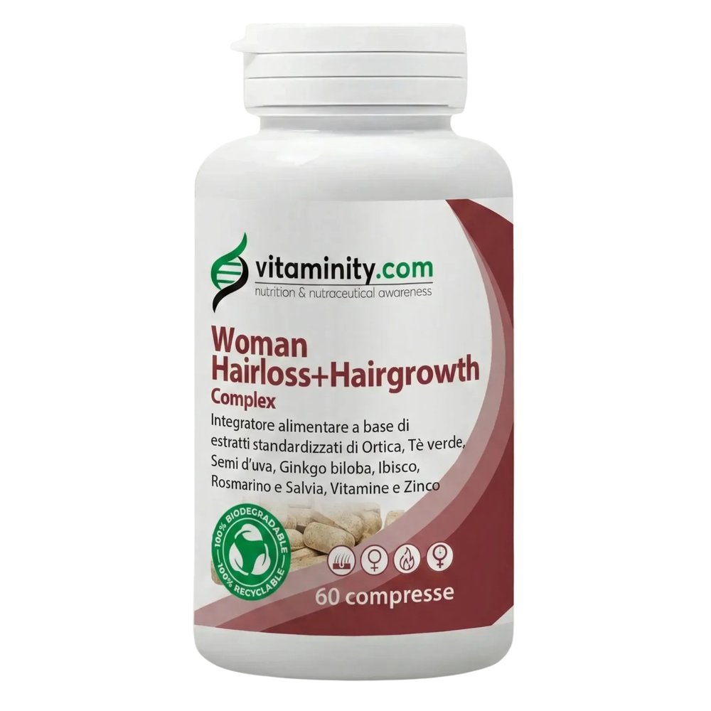 Nieznana Vitaminity Hairloss+Hairgrowth Kompleks dla Kobiet Wypadanie Włosów+Wzrost Włosa 60tabl. — Inhaltsstoffe und Bewertung