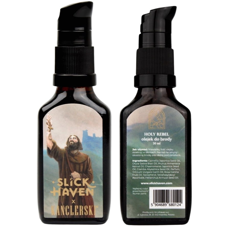 Nieznana Kanclerski Holy Rebel SlickHaven Bartöl 30ml — Inhaltsstoffe und Bewertung
