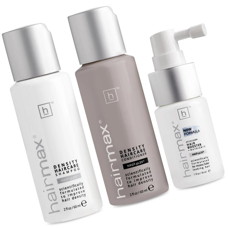 Nieznana Hairmax Density Set Mini Haarwachstum Booster 30ml + Shampoo 60ml + Spülung 60ml — Inhaltsstoffe und Bewertung
