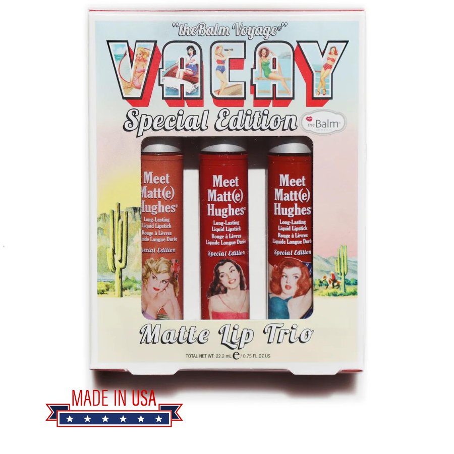 the Balm theBalm Vacay 3 Matowe Pomadki do Ust Special Edition The Balm 3x7.4ml — Inhaltsstoffe und Bewertung