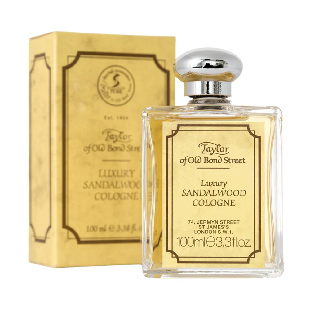 Nieznana Taylor od Old Bond Street Sandalwood Cologne 100ml Klasyczna Woda Kolońska dla Mężczyzn Elegancja — Inhaltsstoffe und Bewertung