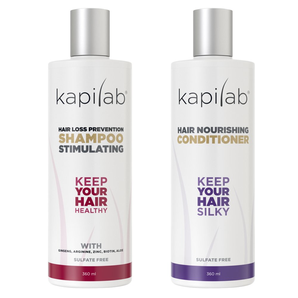 Nieznana Kapilab Set pflegend: Shampoo stimulierend + Spülung 2×360ml — Inhaltsstoffe und Bewertung