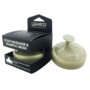 Nieznana Masażer skóry głowy i szczotka do szamponu Giovanni Scalp Massager & Shampoo Brush – krem/brąz — Inhaltsstoffe und Bewertung