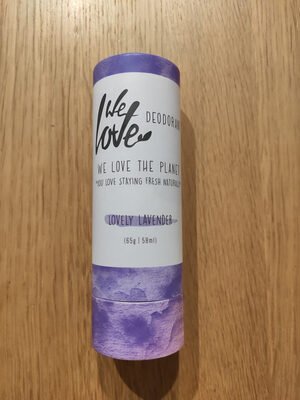 We Love The Planet B.V. We love the planet Dezodorant w sztyfcie LOVELY LAVENDER bez aluminium 65 g — Inhaltsstoffe i ocena