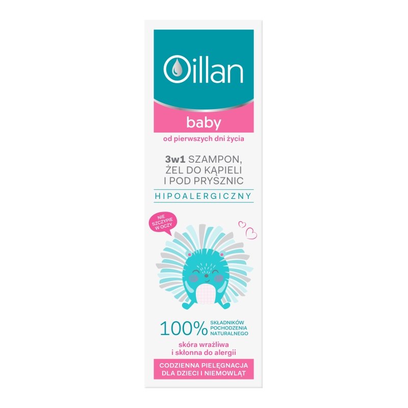 Oceanic Oillan baby 3w1 Szampon, żel do kąpieli 200 ml — Inhaltsstoffe i ocena