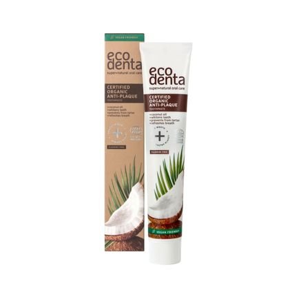 Ecodenta Ecodenta Pasta do zębów przeciw kamieniowi nazębn. — Inhaltsstoffe i ocena
