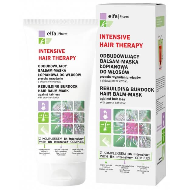 Elfa Pharm IHT Maska do włosów z łopianem przeciwko wypadaniu 200 ml