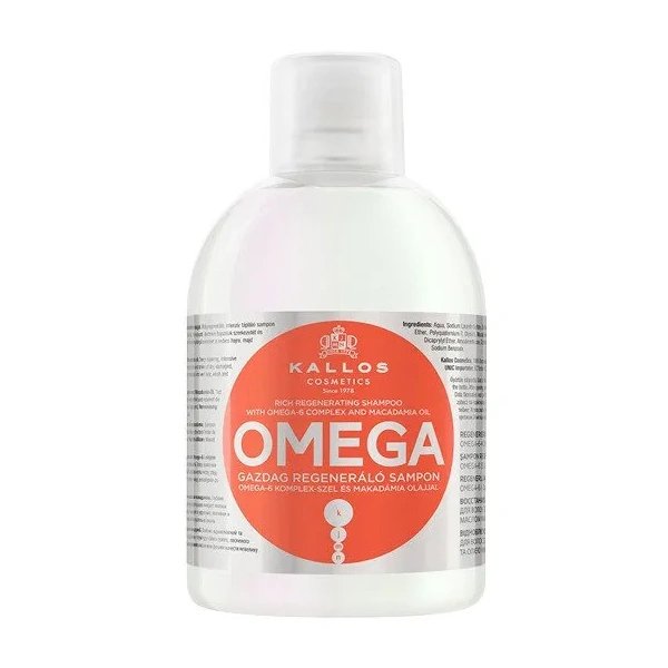 Kallos Cosmetics KALLOS Shampoo OMEGA REPAIR 1000 ml