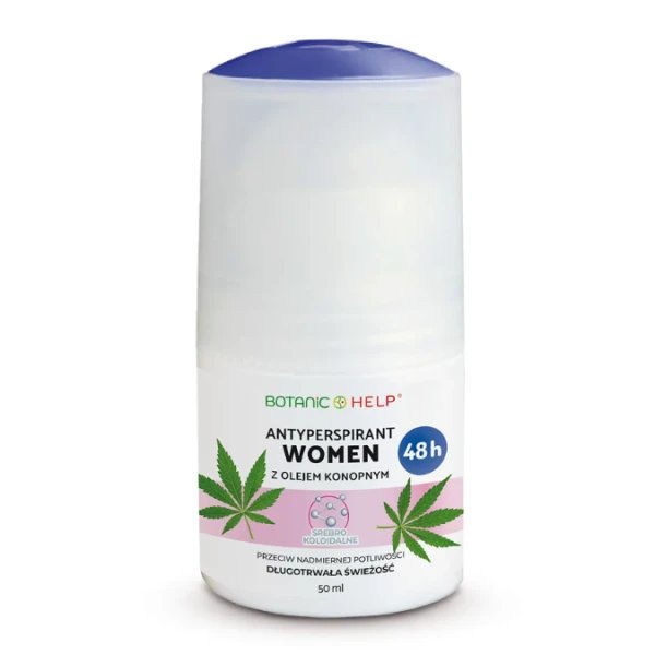 Bioxon Laboratorium Botanic Help Antyperspirant WOMEN 48h z olejem konopnym 50 ml