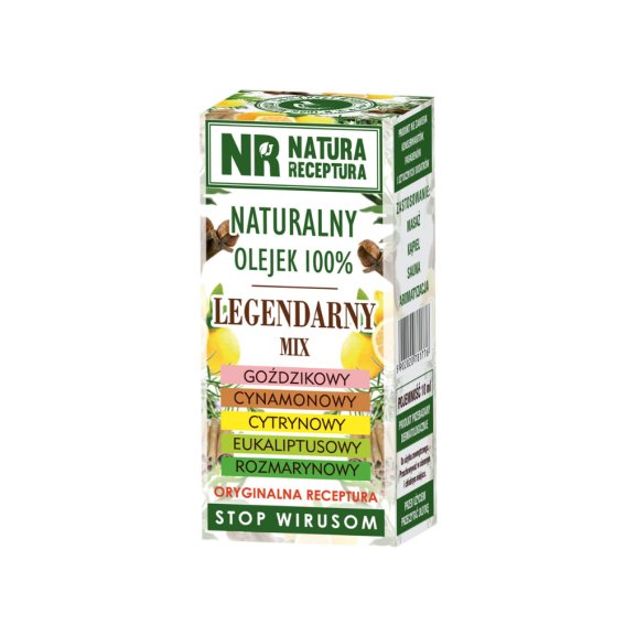 Natura Receptura s.c. NATURA RECEPTURA Olejek naturalny Legendarny mix - stop wirusom 10 ml — Inhaltsstoffe i ocena