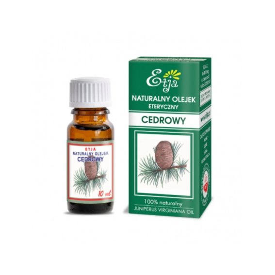 ETJA ETJA Olejek eteryczny naturalny cedrowy 10 ml — Inhaltsstoffe i ocena