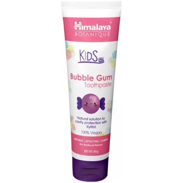 HIMALAYA HIMALAYA Zahnpasta für Kinder Bubble Gum 80 g — Inhaltsstoffe i ocena