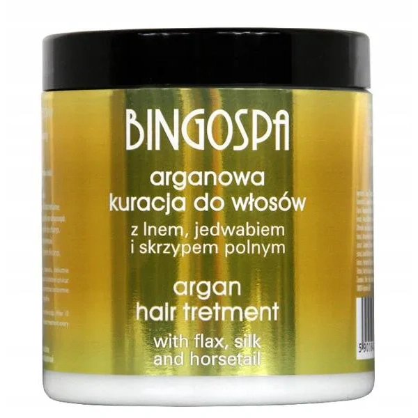 BINGO SPA Bingospa Kuracja arganowa do włosów z lnem