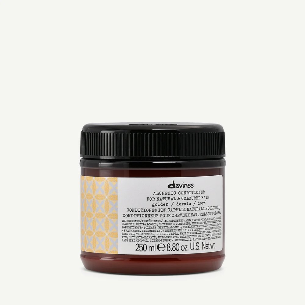 Davines Davines Alchemic Golden - odżywka koloryzująca do włosów złotych i miodowych blondów 250 ml — Inhaltsstoffe i ocena