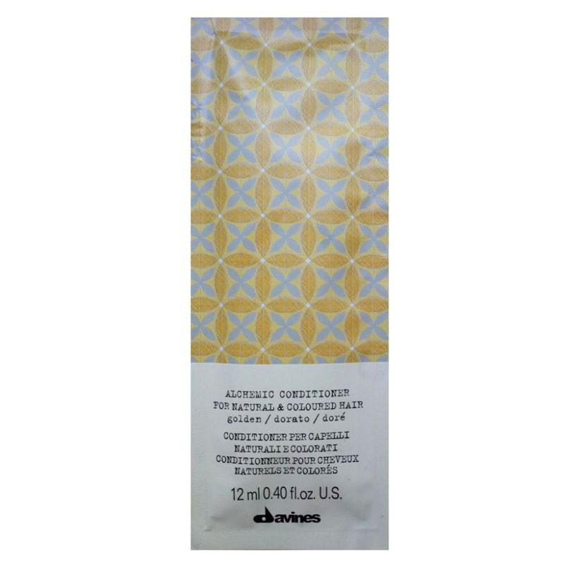 Davines Davines Alchemic Golden - odżywka koloryzująca do włosów złotych i miodowych blondów 12 ml — Inhaltsstoffe i ocena