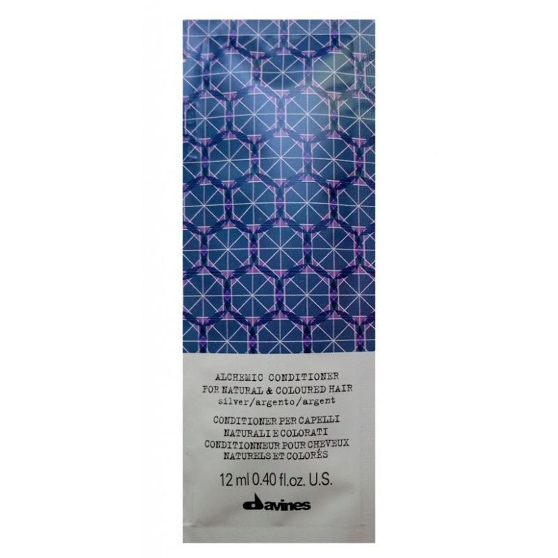 Davines Davines Alchemic Silver - odżywka koloryzująca do włosów jasnych blondów lub siwych 12 ml — Inhaltsstoffe und Bewertung