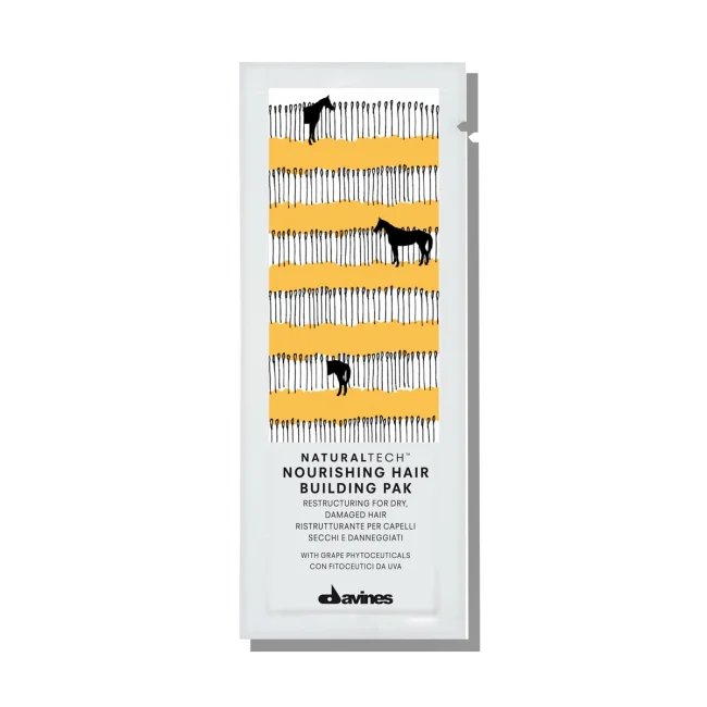 Davines Davines Nourishing Building Pak - Maska odbudowująca do suchych i zniszczonych włosów 12 ml
