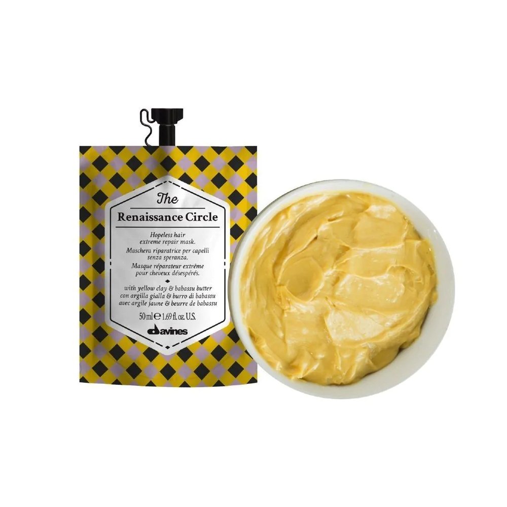 Davines Davines THE RENAISSANCE CIRCLE - regenerierend Haarmaske 50 ml — Inhaltsstoffe i ocena