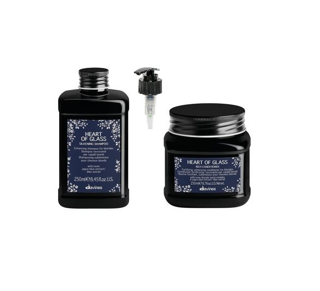 Davines Davines Set Heart Of Glass - Shampoo 250 ml + Spülung 250 ml — Inhaltsstoffe und Bewertung