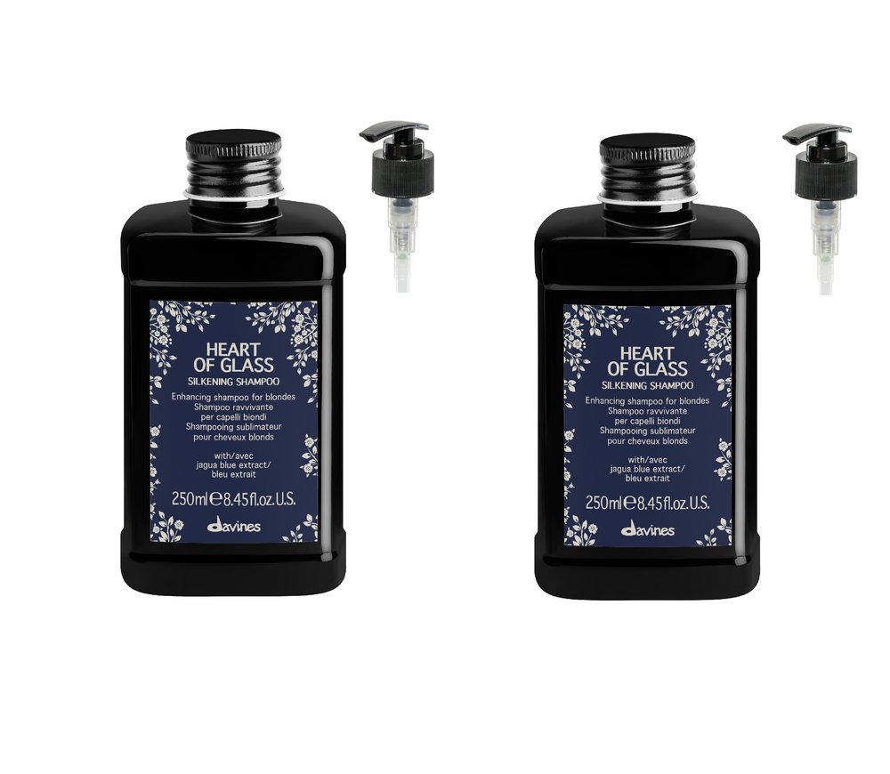Davines Davines Zestaw Heart of Glass Shampoo - 2 x szampon wzmacniający 250 ml + 2 x pompka — Inhaltsstoffe und Bewertung